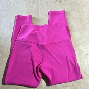Lululemon Leggings- Bright Pink Size 8